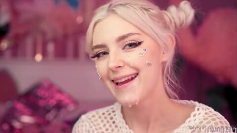Eva Elfie Corrida Facial Montando Polla Onlyfans Video