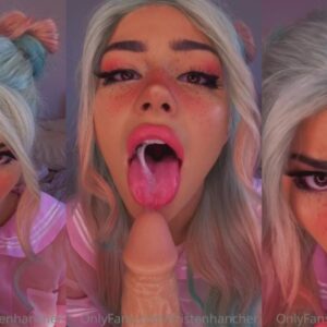 Kristen Hancher Mamada Descuidada Garganta Profunda Onlyfans Video