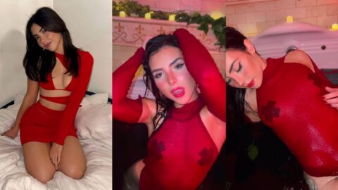 Andrea Botez Pezones Pasties Pasa Video De Atuendo Sexy