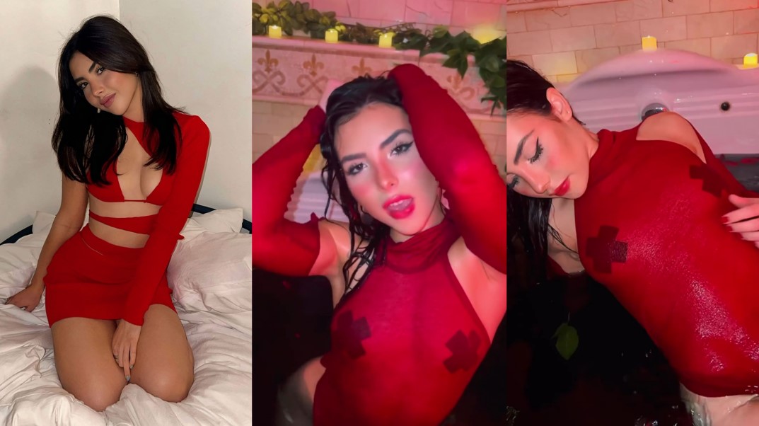 Andrea Botez Pezones Pasties Pasa Video De Atuendo Sexy