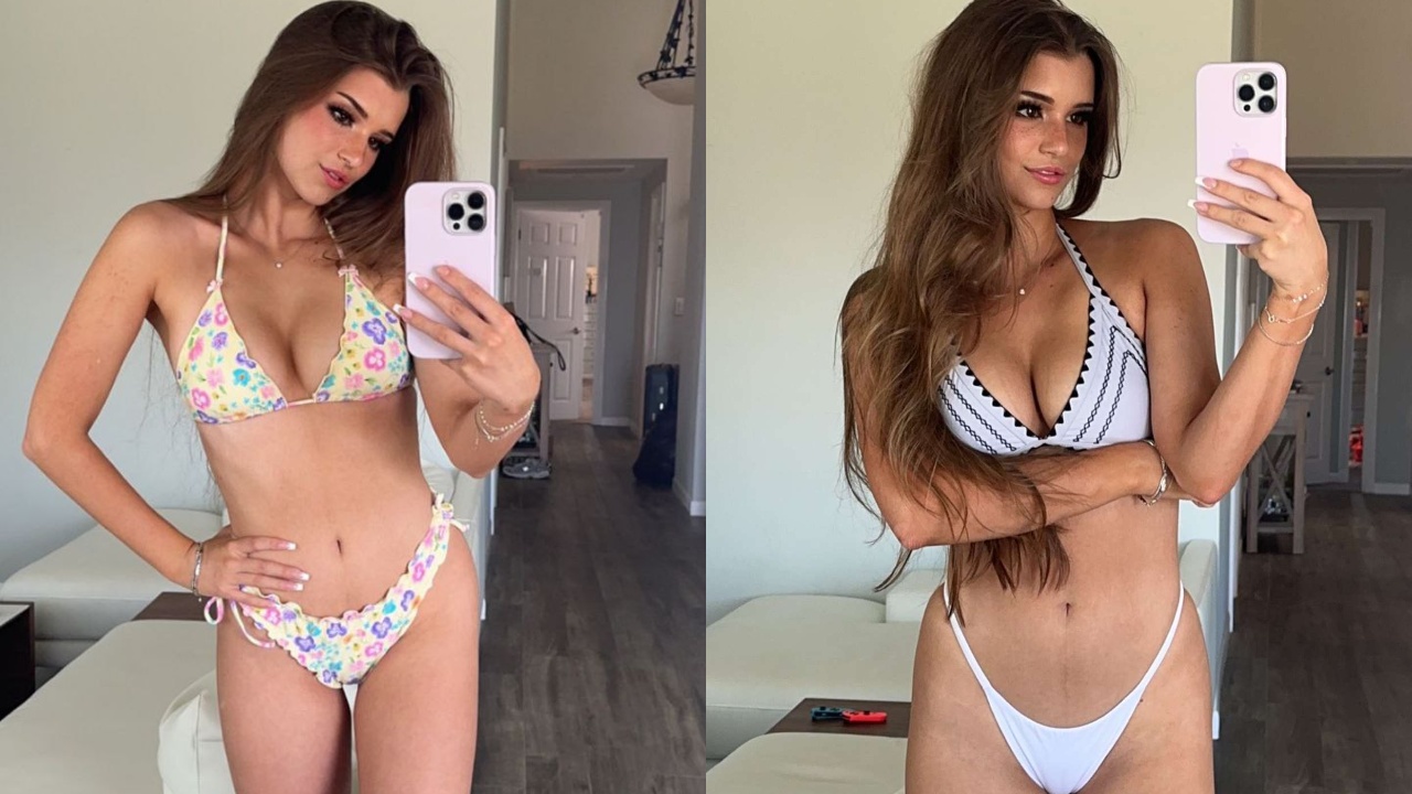 Brooke Monk Fanfix Sexy Bikini Fotos