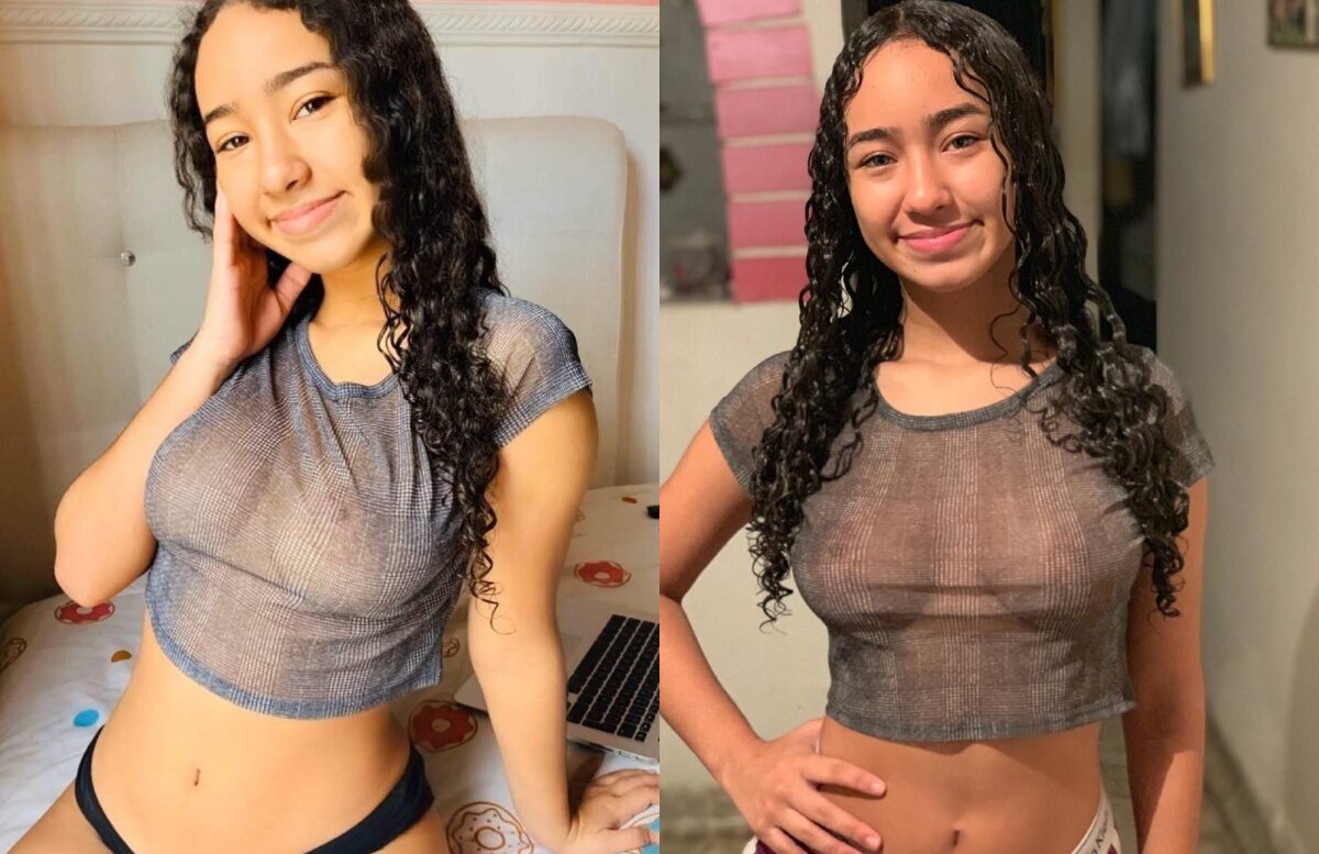 Valery Altamar transmiten tetas solo