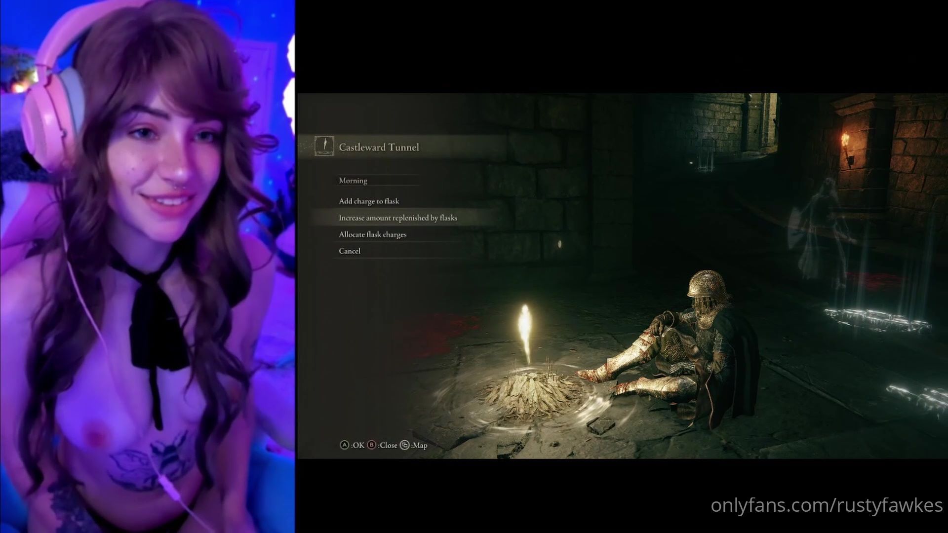 Egirl jugador tira ropa cada video nude de la muerte de elden anillo