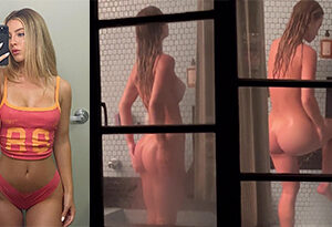Espiando en Video de Daisy Keech Nude Shower