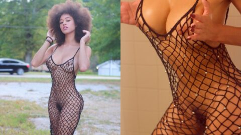 Stormi maya desnuda al aire libre de red de pescan de sol solo se filtró
