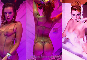 Ducha de bella Thorne ver a través de lencería desnuda sola fans filtrada