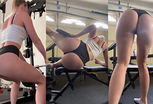 STPEACH AS AS Gym Gym Entrenamiento Carretefriends Thicc Booty Video