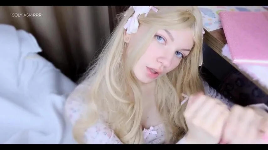 Soly asmr Sloppy Licking Handjob solo Fans Video