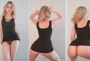 Alinity Dancing Mini Dress PPV Ass Toase Video