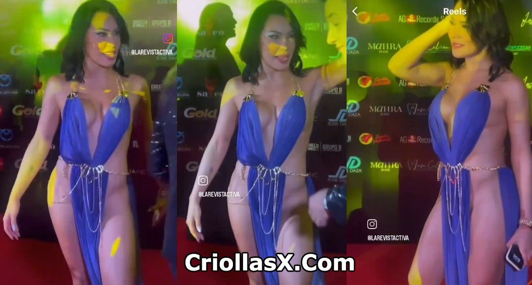 Ana Del Castillo famosa colombiana con diminuto vestido – Colombianas famosas