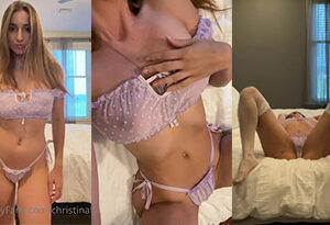 Christina Khalil $ 100 PPV Ver a través del video de lencería