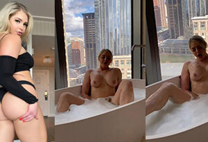 Courtney sailor nude porno masturbándose en video de baño