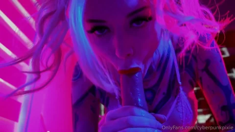 Cyberpunkpixie Desnuda Montando Un Consolador Onlyfans Video Porno