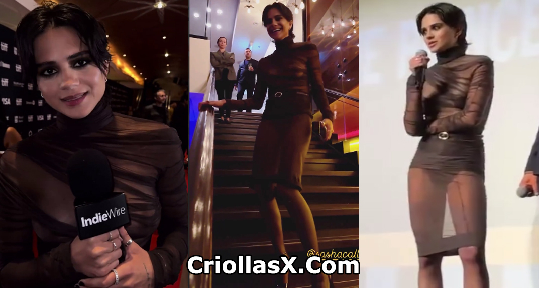 Famosa Sasha Calle muestra sus pechos – Famosos