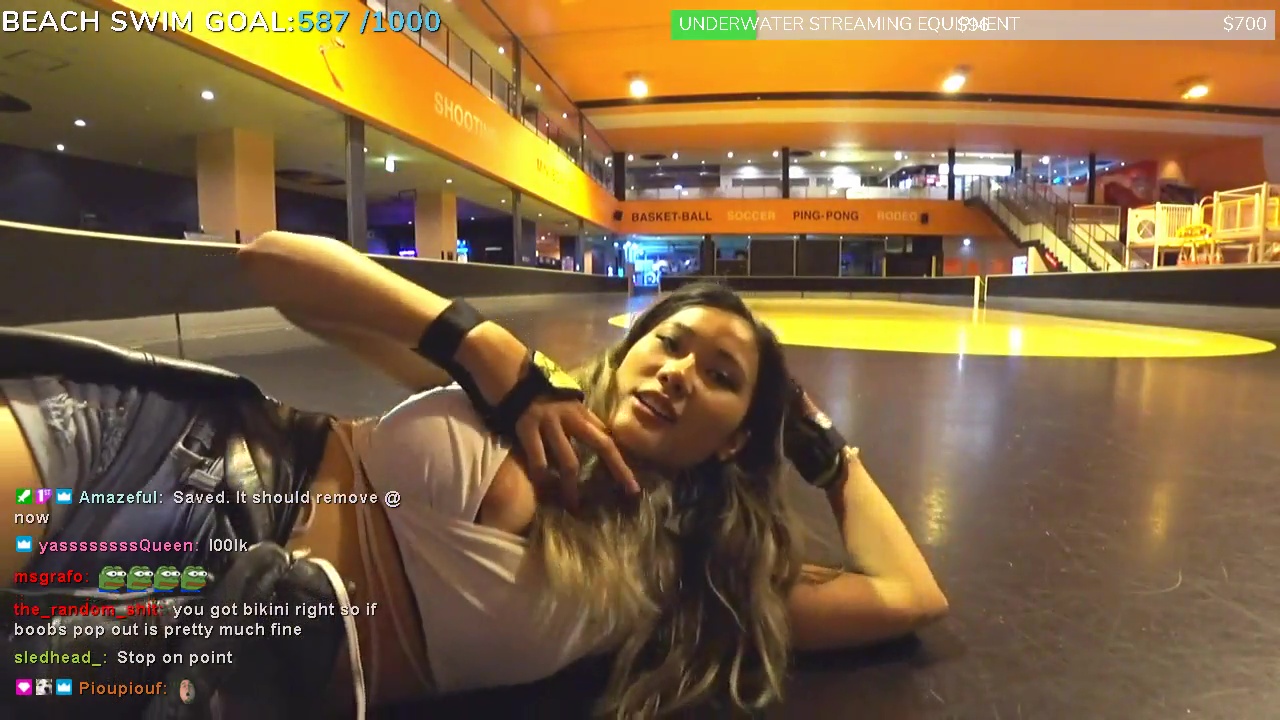 IMJASMINE Boob Slip Accidental Twitch Streamer