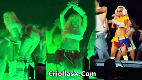 Karol G bailando sexy en un show - Famosas colombianas
