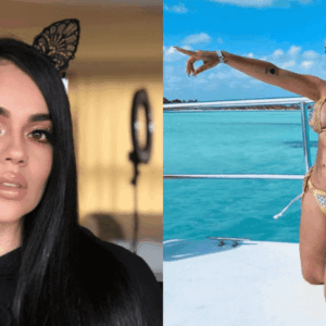 La confiada influencer colombiana muestra su pezón