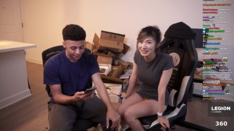 Leena Xu TSM UPSKIRT FLASHING BATIES VIDEO
