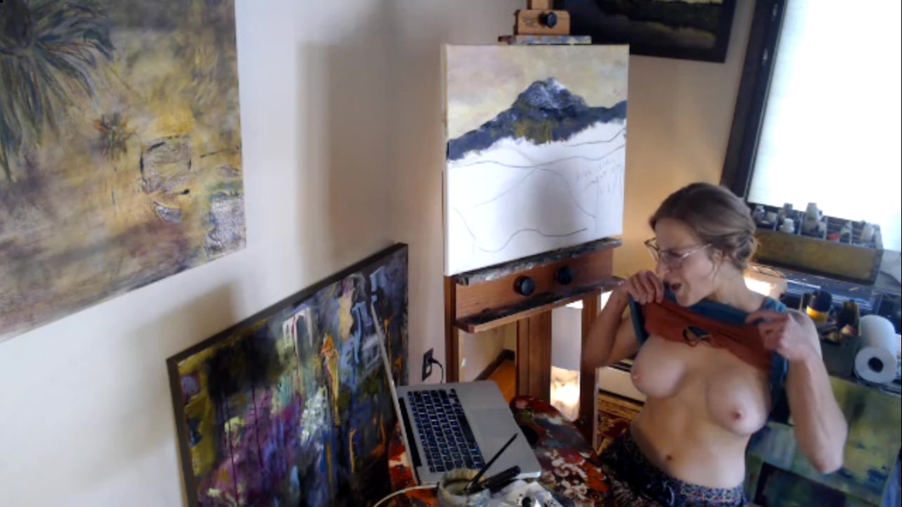 MILF Twitch Streamer que muestra tetas para chat