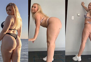 Niki Peacock Thong bailando demasiado caliente para Tiktok Video