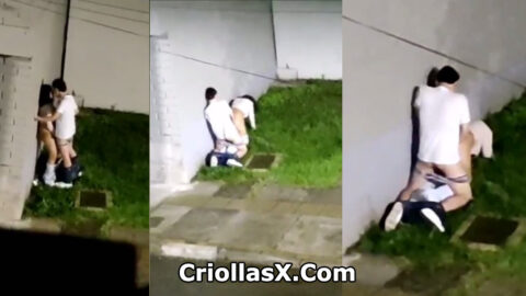 Pareja colombiana borracha tiene sexo en la calle - Porno Criollo