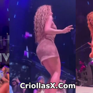 Shakira intenta grabar debajo de la falda mientras baila - Famosos