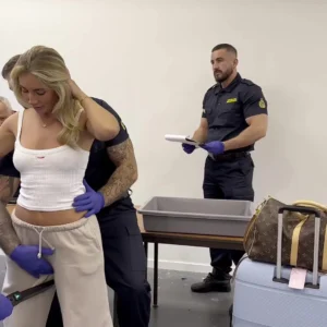 Video de la seguridad del aeropuerto de Bonnie Blue Airport Onlyfans