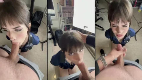 Video de mamada facial no deseada de Soogsx