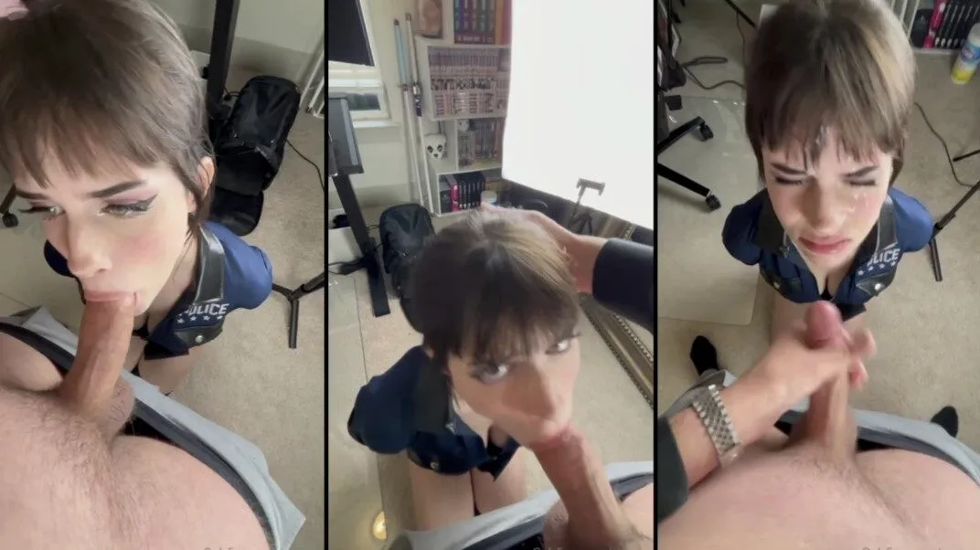 Video de mamada facial no deseada de Soogsx