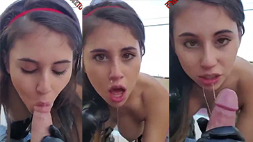 Violet Summers TV BlowJob Outdoors Video