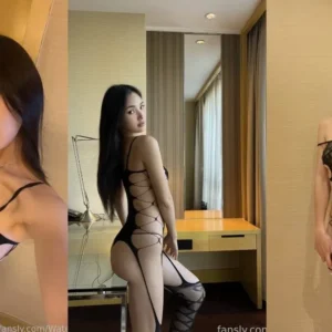 Waterlynn Body De Encaje Lencería Sexy Fansly Photos