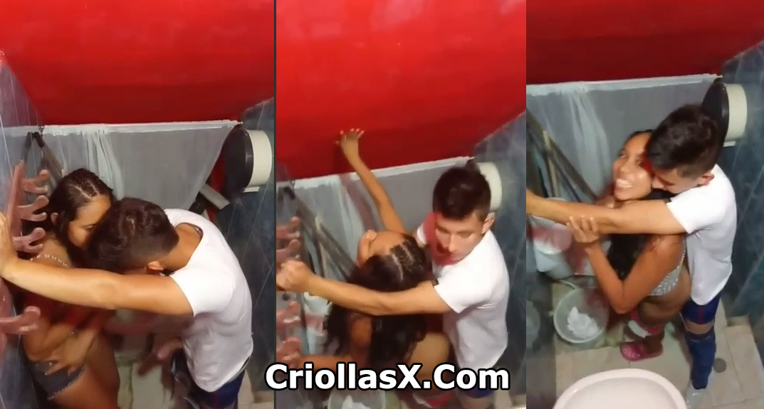 pareja borracha tiene sexo en un baño y los pillaron – porno criolla
