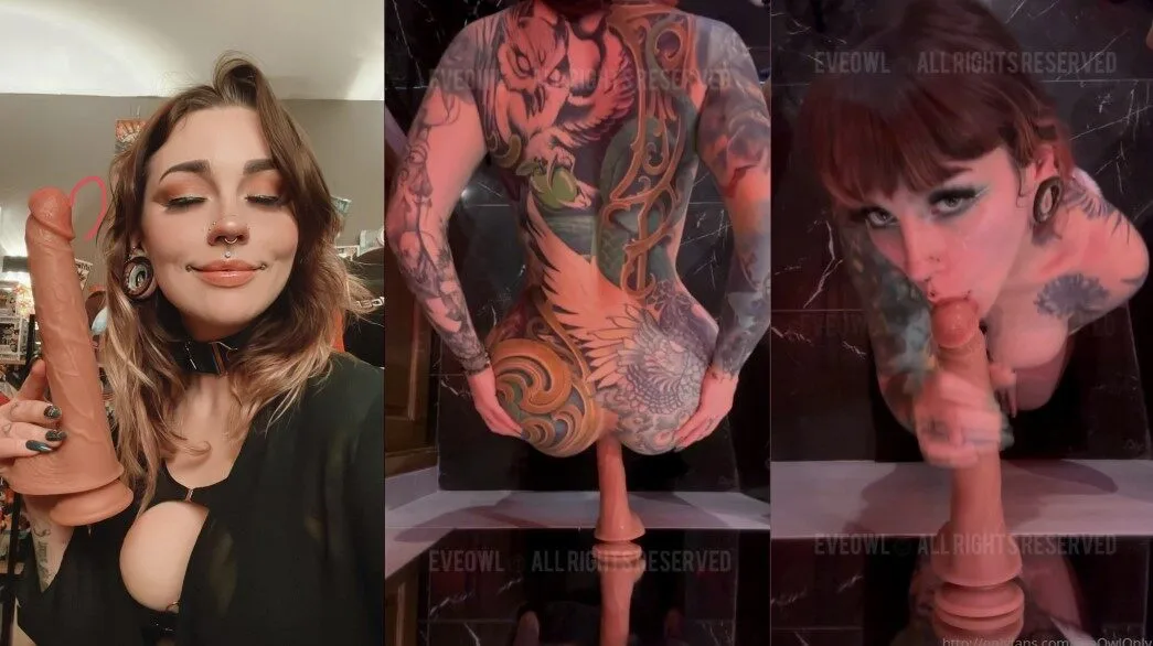 Ellowl desnudo nodel consolador y video