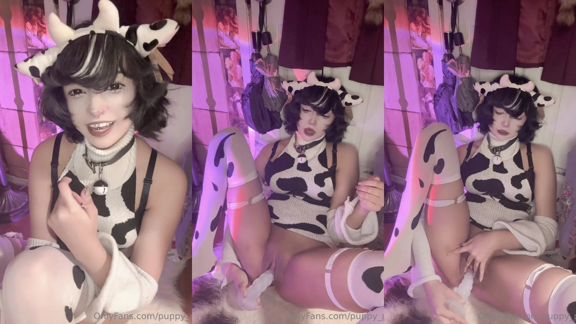 Perro Sacerdote Vaca Cosplay Consolador Reproducir Vídeo de Onlyfans