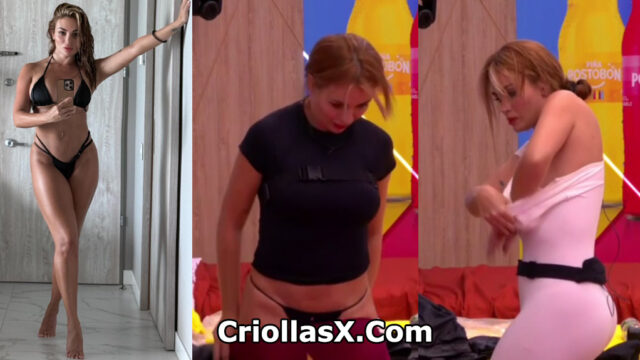 Sara Uribe cambiándose en la famosa casa colombiana