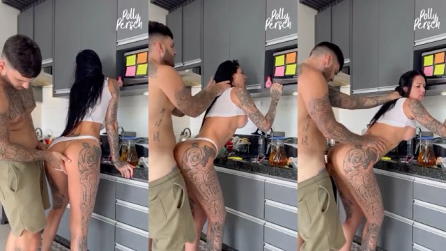 Polly Persch Fucking in the Kitchen