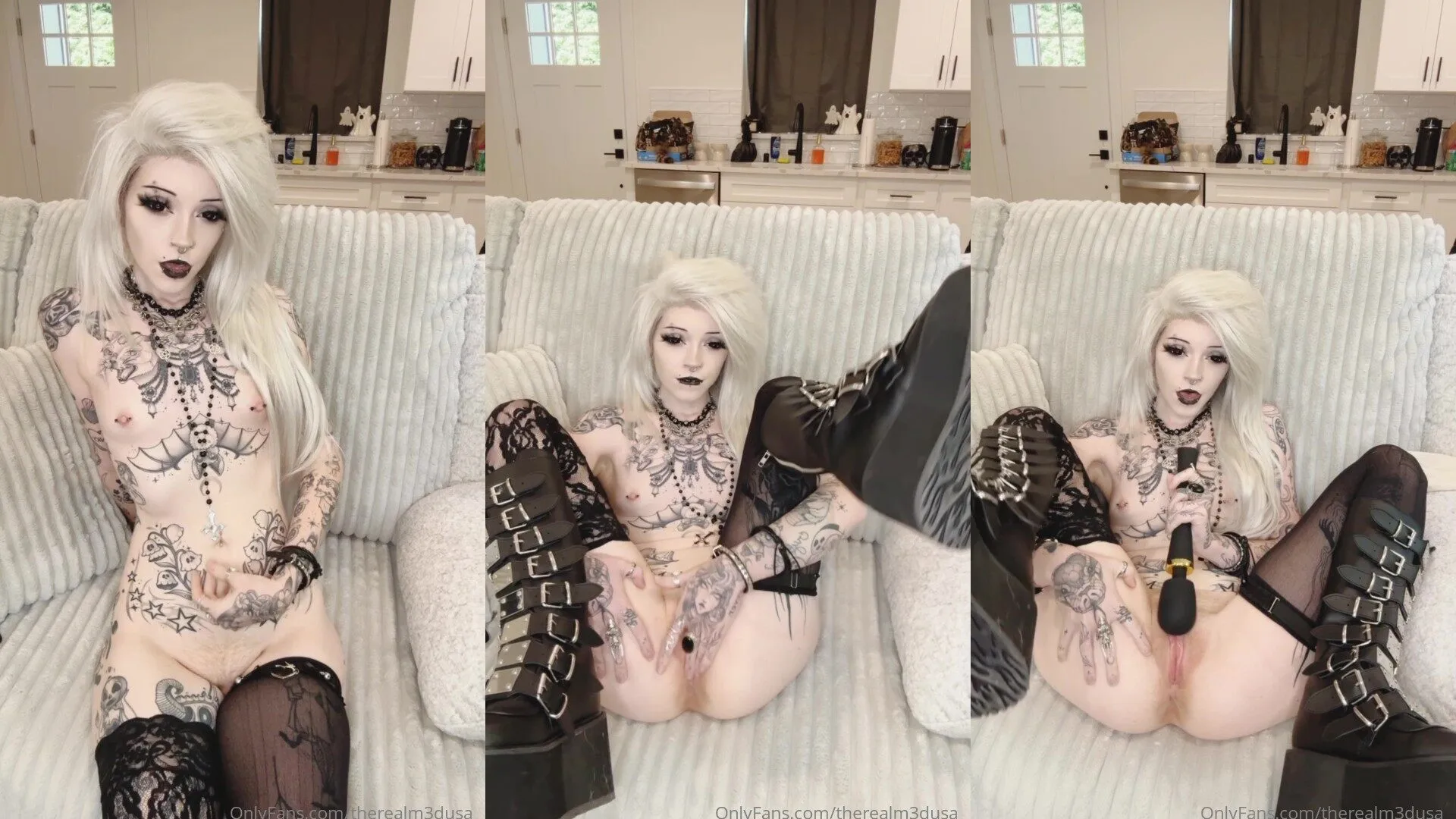 Medusa Black Vibrator Orgasm Therealm3dusa Onlyfans Video