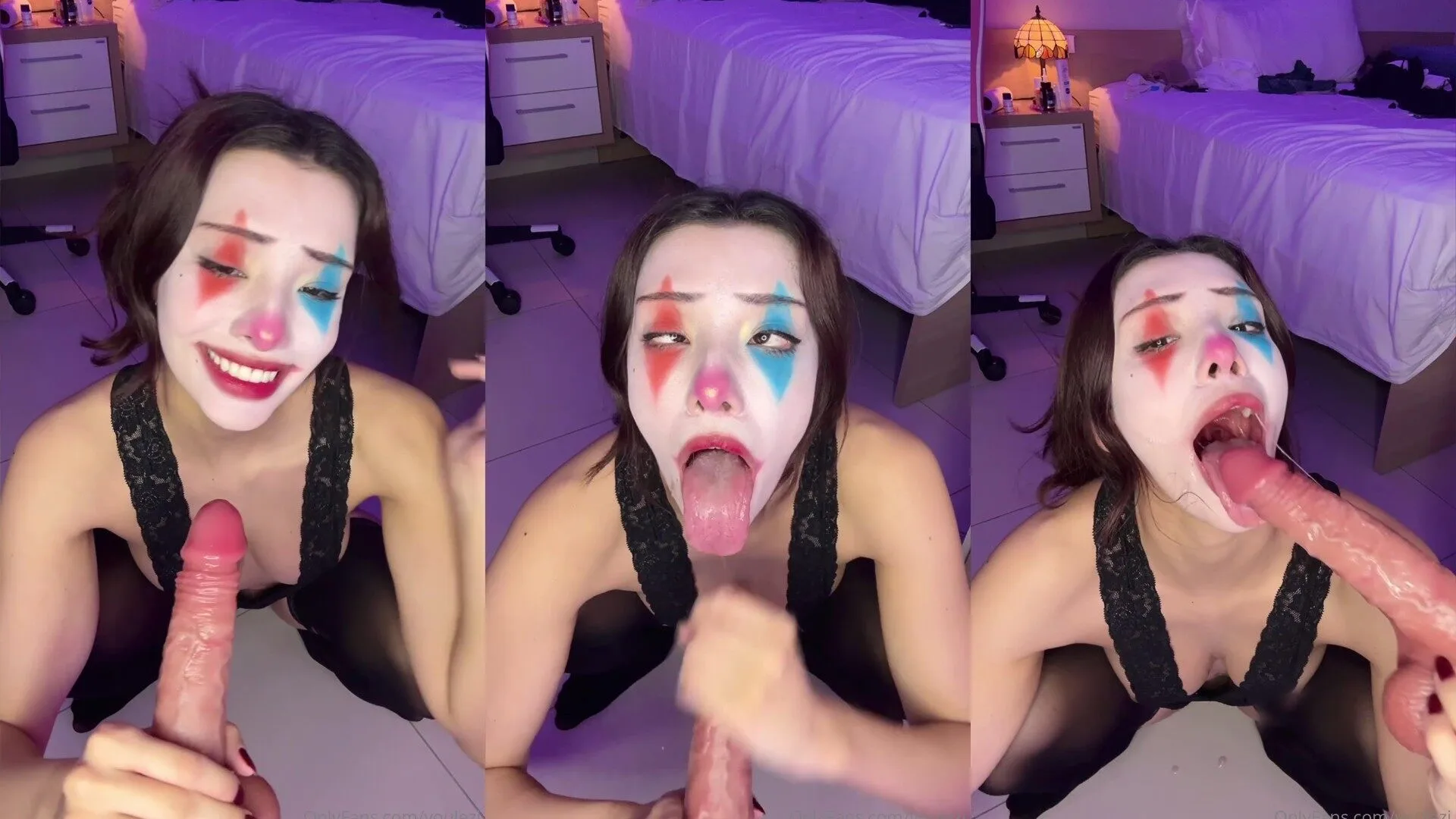 Voulezj Clown Girl Blowjob Pov Onlyfans Video