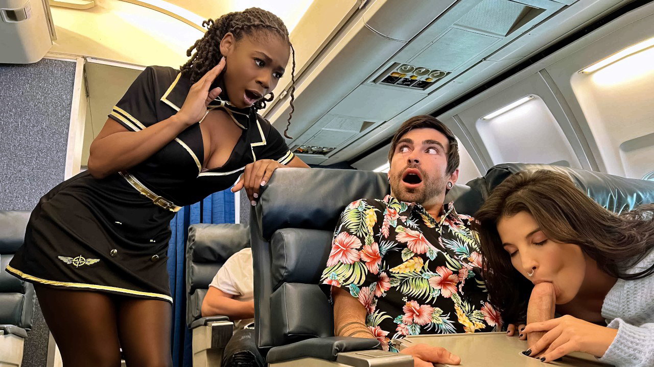 Having the best and the sexiest flight of his life