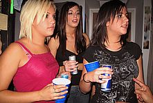 Dorm room group sex