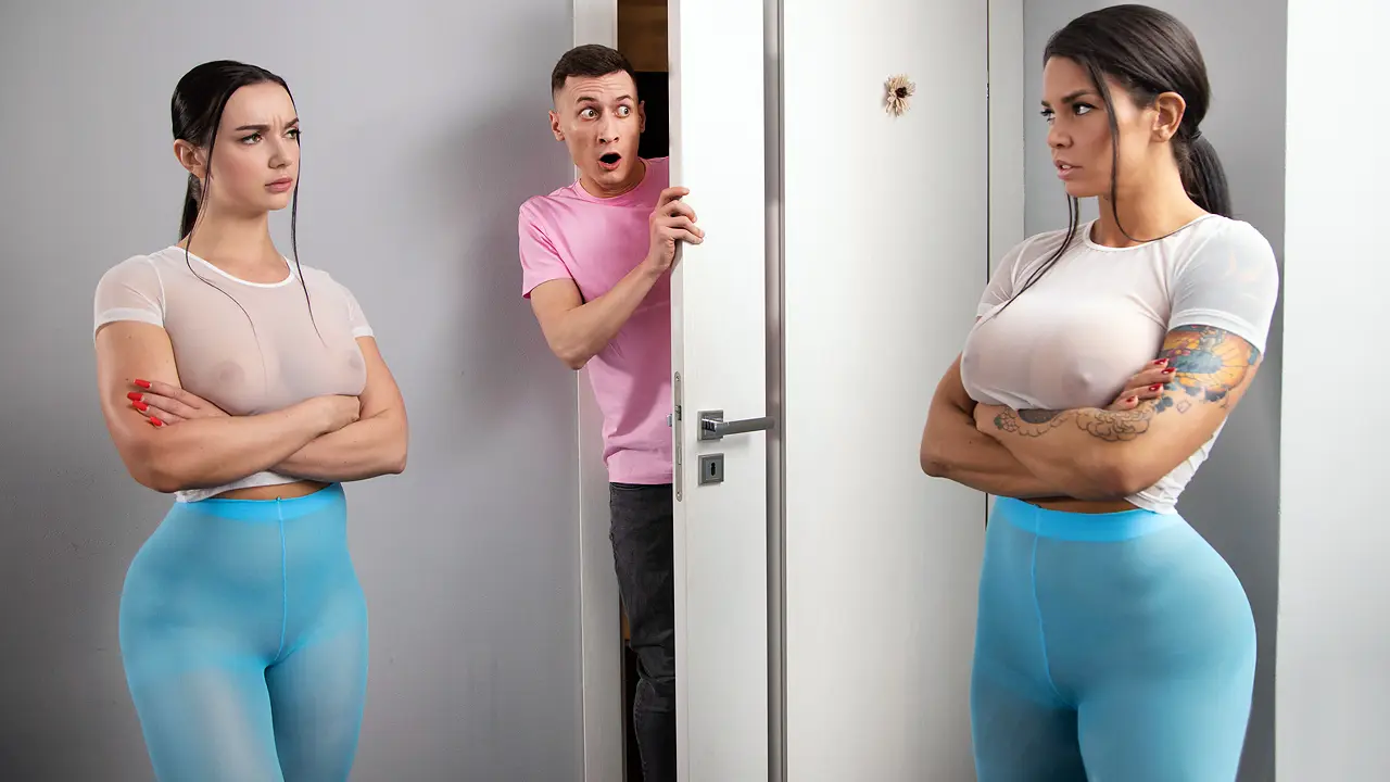 I accidentally fucked my girlfriend’s roommate bacuse the brunettes look like twins