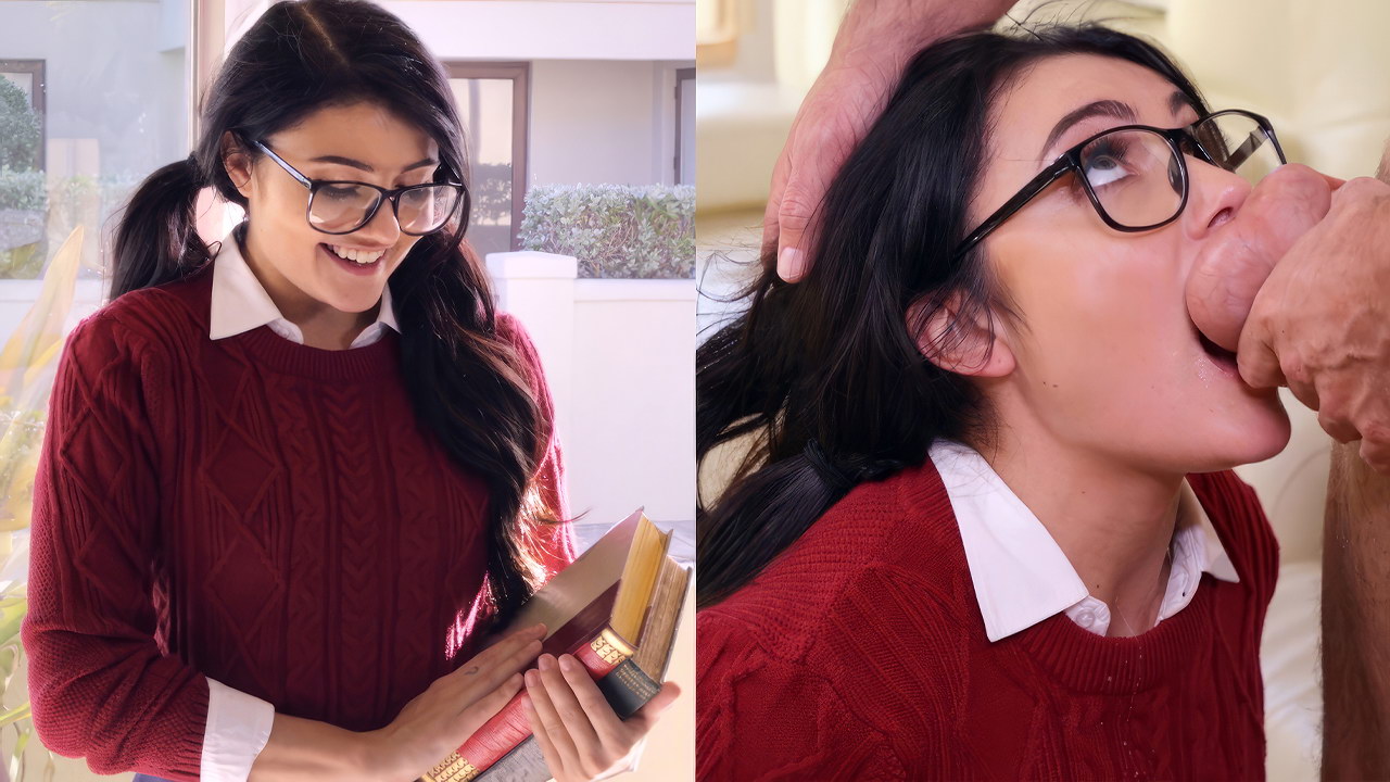 Nerds also can be sluts who love huge cocks