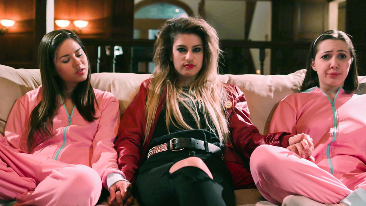 Fascinating lesbian threesome with three teen girls that love to lick pussies